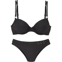 LASCANA Bikini guld / sort