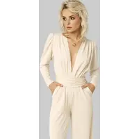 Madnezz House Jumpsuit 'Kombinezon Sally' creme