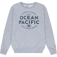 Ocean pacific Sweatshirt 'GUSH' marin / grå