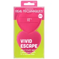 Real Techniques Jelly Puff Set Vivid Set Makeupsvamp 1 x 2 stk.