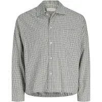 Jack & Jones Skjorte 'JORAustin' grå / sort / hvid