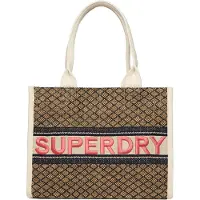 Superdry Superdryunisex. W9110381A Brun Luxe-taske (OSFA), Casual, Jute
