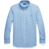 Ralph Lauren Polo Ralph Laurentil mænd. 710928255004 Custom Fit-skjorte i stretch-poplin, blå (XS), Casual, Bomuld, Klassisk, Lange ærmer