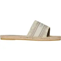 Superdry Superdrytil kvinder. WF310223A Grå espadriller i lærred (38), Stof, Fast, Ingen, Casual