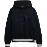 Superdry Superdrytil kvinder. W2012601A Country Club Varsity Sweatshirt navy (XS), Casual, Bomuld, Blå