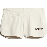 Superdry Superdrytil kvinder. W7110416A Sportswear Racer Shorts Off-White (M), Hvid, Casual, Bomuld