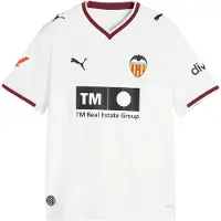 Puma Valencia Cf 26/27 Replica Hjem Junior T-shirt Med Korte ærmer
