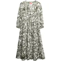 Superdry W8012029a 3/4 ærmet Midikjole