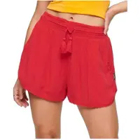 Superdry Superdrytil kvinder. W7110346A Vintage strandshorts rød (S), Casual, Viscose