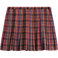 Superdry Mid Rise Check Kort Nederdel