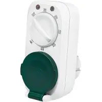 Logilink ET0013, Daglig timer, Hvid, Dreje, IP44, 230 V, 50 Hz
