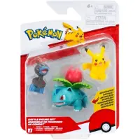 Pokémon Battle Figure Set Deino, Pikachu & Ivysaur