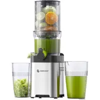 Amzchef Sulčiaspaudė CE-ZM1902M-SV Slow Juicer (Sidabrinis)