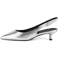 L37 HANDMADE SHOES Slingpumps 'ELEGANCE ESSENCE' sølv