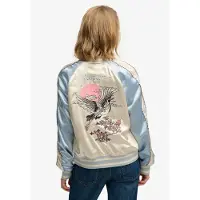 Superdry Overgangsjakke 'SUIKAJAN' creme / lyseblå / lyserød / sort
