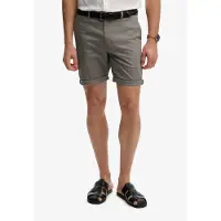 Superdry Superdrytil mænd. M7110486A Premium Regular Regular Short Chino grå (36), Casual, Bomuld