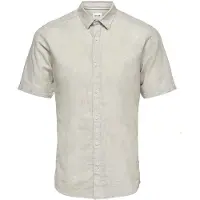 Only & Sons Skjorte 'ONSCaiden' beige
