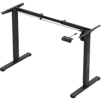 Adler Xeno 2.1 elektrisk skrivebordsstel, sort