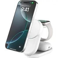 Belkin UltraCharge 25w Qi2 3in1 Magnetic Charger - Black