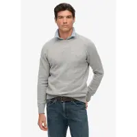 Superdry Superdrytil mænd. M6110689A Blend-jumper grå (XXL), Casual, Bomuld