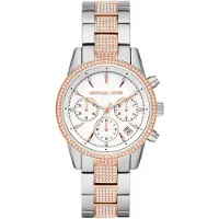 Michael Kors Dameur MK6651 Ritz Sølvfarvet/Rosaguldtonet stål Ø37