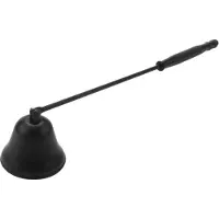 Typecat Candle Wick Snuffer Stainless Steel Candle Flame Trimmer Bell Shaped Oil Lamp Scissor Cutter Wax Candle Extinguisher black