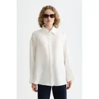 Scotch & Soda U9b01215t Linen Skjorte Med Lange ærmer