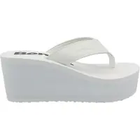 Bench Dame Vacay Chunky Kile Hæle Klipklappere White Pu