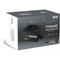Asus Prime 650W Bronze Strømforsyning - 650 Watt - 120 mm - ATX 2.53 - 80 Plus Bronze certified