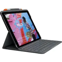 Logitech Slim Folio-tastaturcover til iPad 10,2" (7., 8. og 9. generation) – grafit