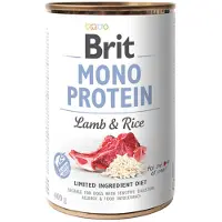 Brit Mono Protein 6 x 400 g - Lam med ris