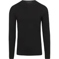 Garage Basic langærmet t-shirt sort Sort måle