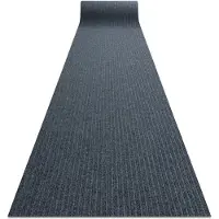 Rugsx Visker skridsikker løbende målere CEYLON ekstern, intern, gummibelagt - grå 0901 200cm 200x220 cm