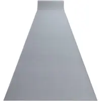 Rugsx Gummibelægning RUMBA enkelt farve grå 70 cm 70x410 cm