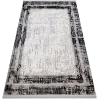 Rugsx Tæppe moderne TULS 51235 Vintage, vasket, ramme antracit 120x170 cm