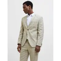 Jack & Jones Jakke 'JPRFranco' taupe / hvid