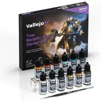 Vallejo True Metallic starterkit 12x18 ml