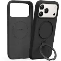 Torras iPhone 17 Pro Ostand Q Pro MagSafe Cover - Sort