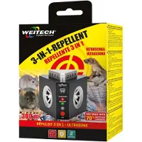 Weitech 3-i-1 Ultralyd Gnaverafskrækker