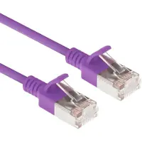 ACT Dc7310 U/utp Lszh Slimline 90° Left Cat6a Netværkskabel 0.25 M