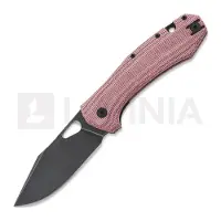 GiantMouse ACE Grand M390 Red Canvas Micarta foldekniv