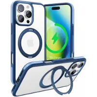 Torras Ostand R Fusion Series Case for iPhone 16 Pro (blue)
