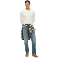 Superdry Grandad T-shirt Med Lange ærmer