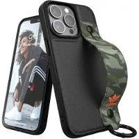 Adidas OR Håndrem Etui iPhone 13 Pro /13 6.1" sort-grøn/sort-grøn 47111