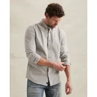 PME Legend Skjorte 'American Classic shirt in poplin with stretch' grå