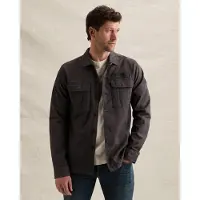 PME Legend Skjorte 'Shirt jacket with chest pockets and badge on the sleeve' mørkegrå