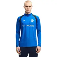 Puma Marseille Træningstrøje Club 1/4 Lynlås - Blå/Blå - , størrelse Small