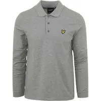 Lyle & Scott Langæret Polo Grå åle