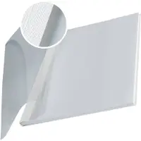 Leitz ImpressBIND - 7 mm - A4 (210 x 297 mm) - 70 ark - hvid med transparent frontdække - blødt omslag
