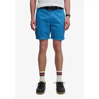 Superdry Superdrytil mænd. M7110486A Premium shorts blå (36), Casual, Bomuld